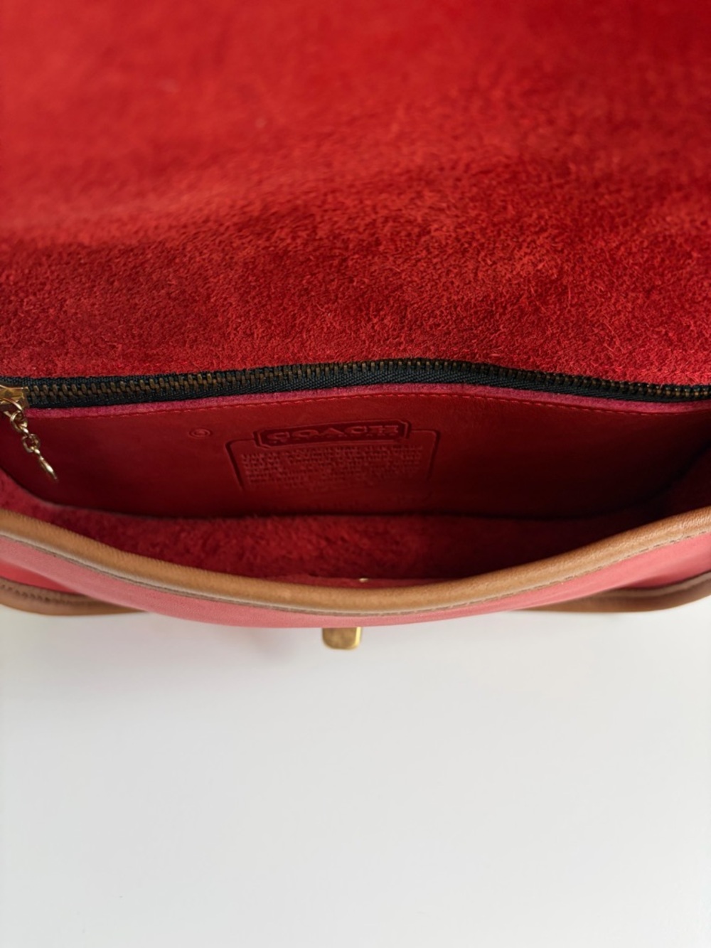 Coach Vintage Spectator Dinky Bag | Rust Orange - Picture 11 of 11